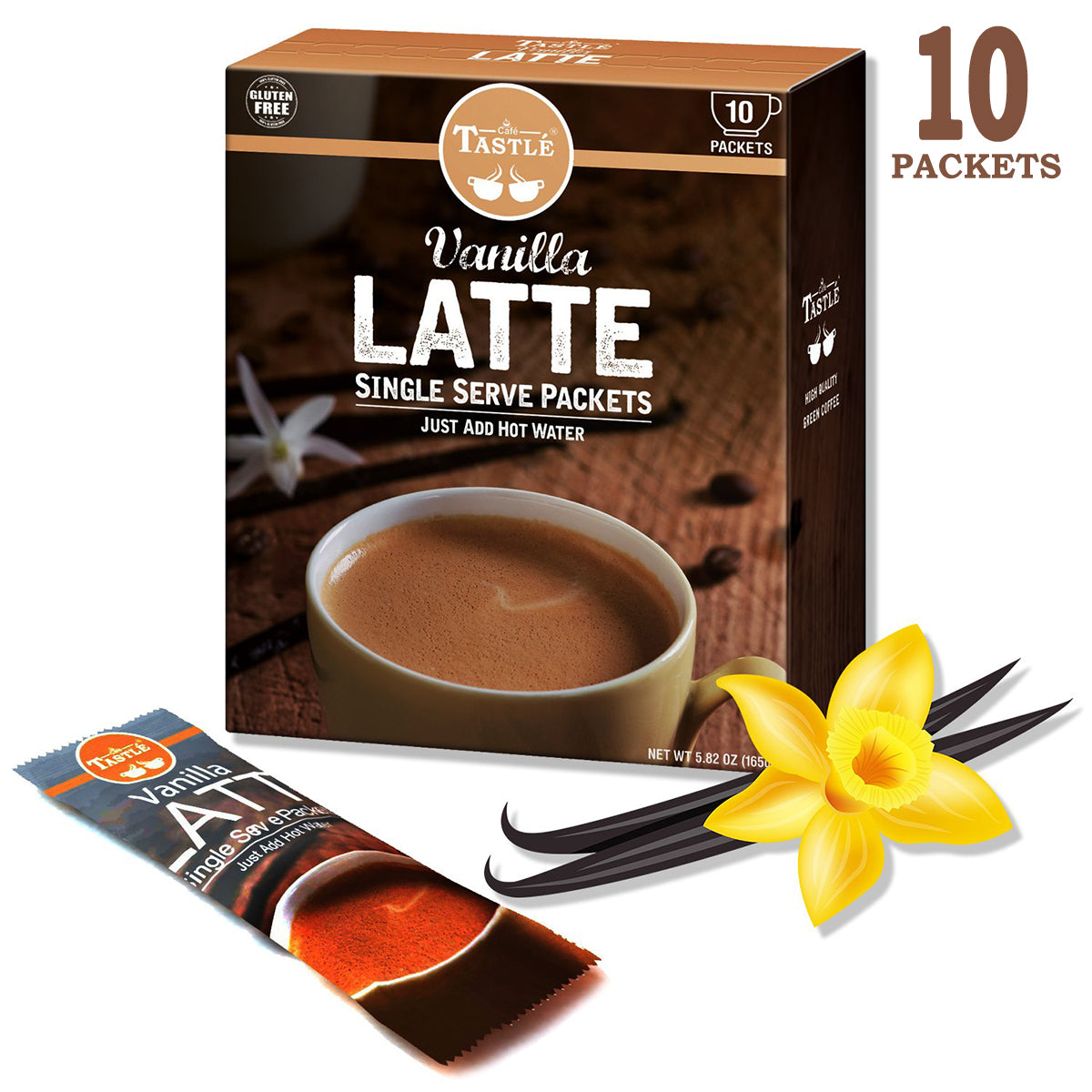 Instant coffee single outlet serve packets